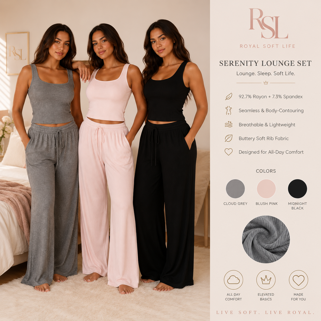 Royal Serenity Lounge Set