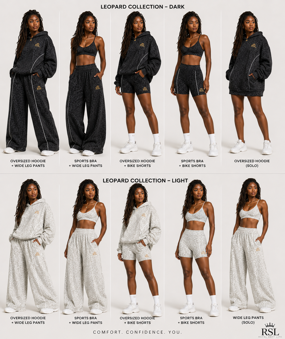 4-Piece Leopard Activewear Set - Image 2