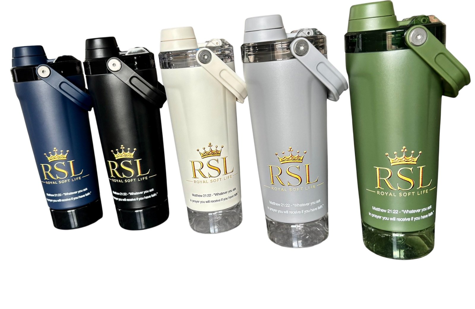RSL 500mL Stainless Steel Vacuum Insulated Water & Protein Shaker Bottle
