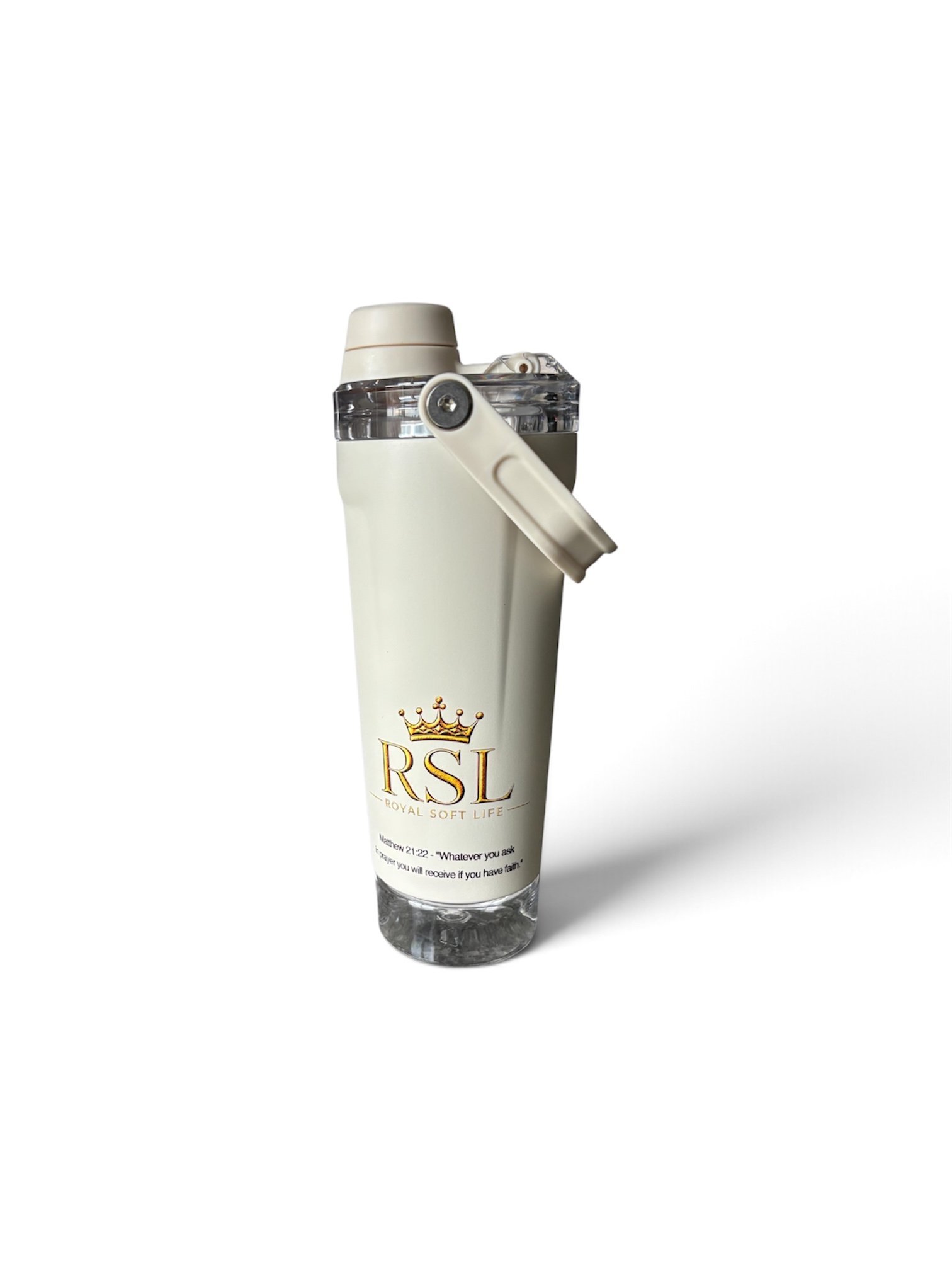 RSL 500mL Stainless Steel Vacuum Insulated Water & Protein Shaker Bottle - Image 4