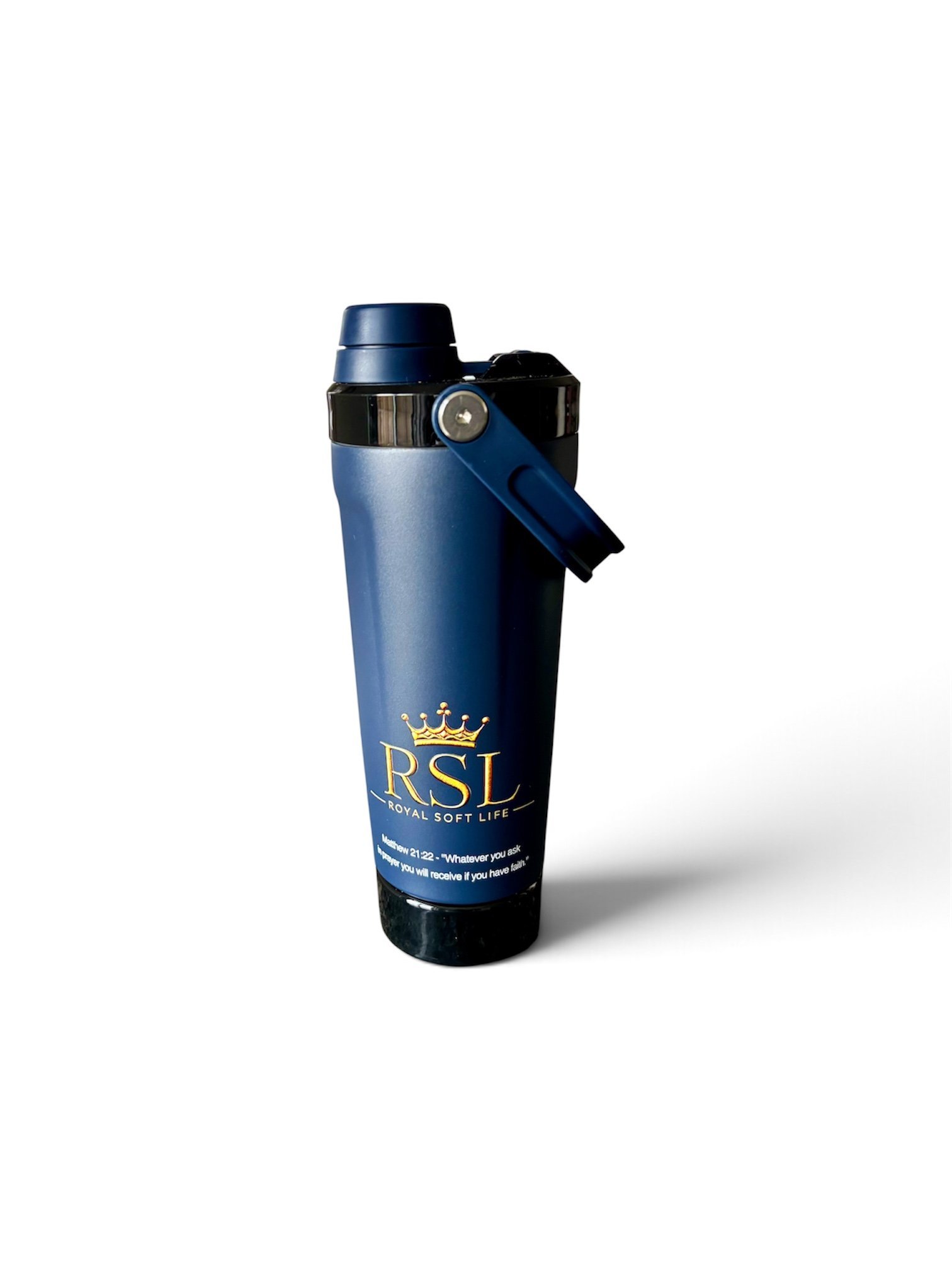 RSL 500mL Stainless Steel Vacuum Insulated Water & Protein Shaker Bottle - Image 5