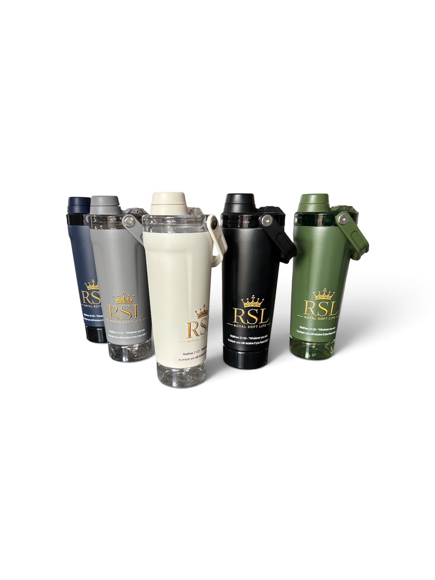 RSL 500mL Stainless Steel Vacuum Insulated Water & Protein Shaker Bottle - Image 6