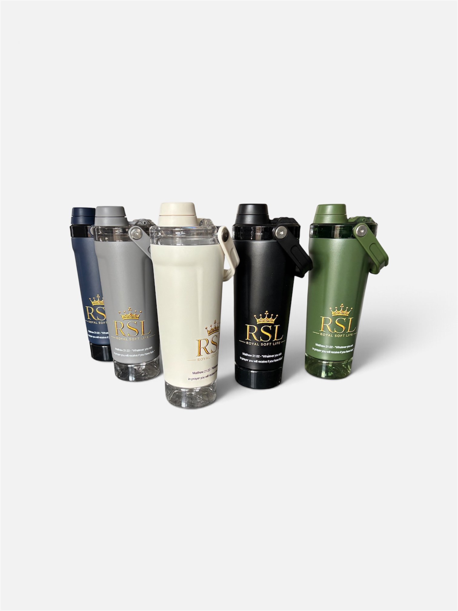 RSL 500mL Stainless Steel Vacuum Insulated Water & Protein Shaker Bottle - Image 7